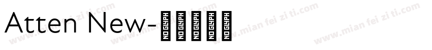 Atten New字体转换